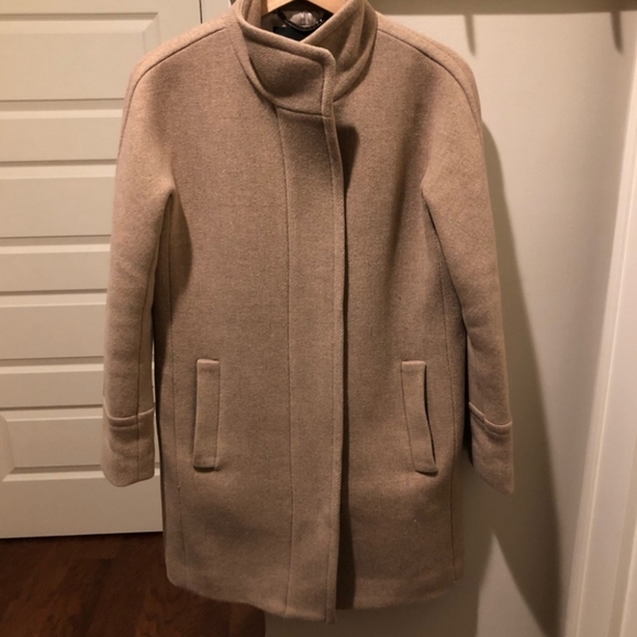 J Crew Stadium Cocoon Coat Size 0 - Picture 9 of 11